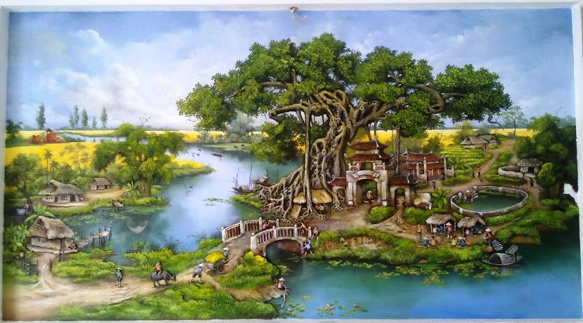 tranh-son-dau-dong-que
