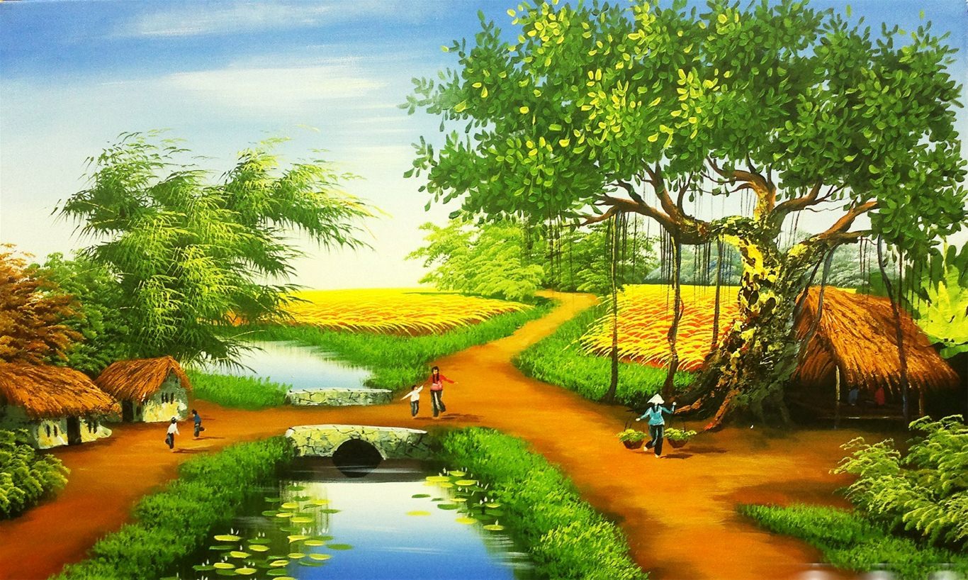 tranh-son-dau-dong-que