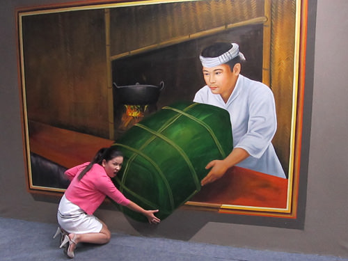 vẽ tranh tường 3d 2