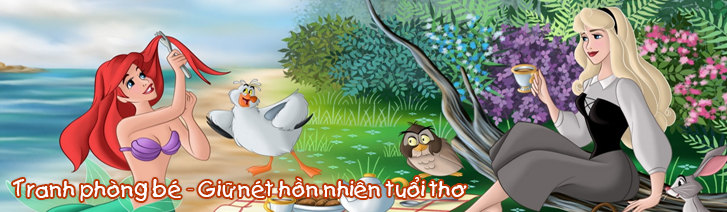 tranh phòng bé